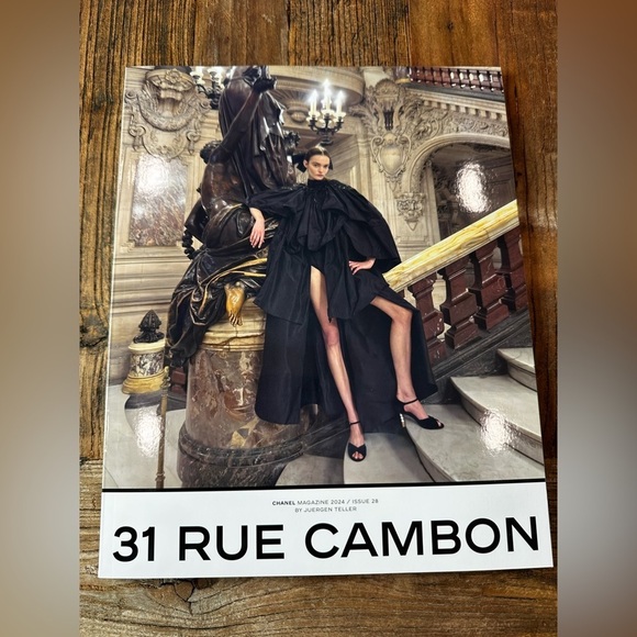 CHANEL Other - CHANEL Black Fashion Editorial magazine